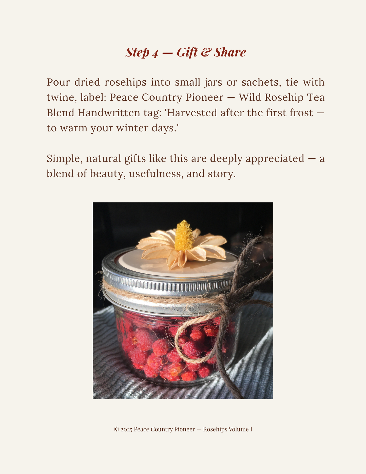 Rosehips Volume 1 — Peace Country Pioneer Guide